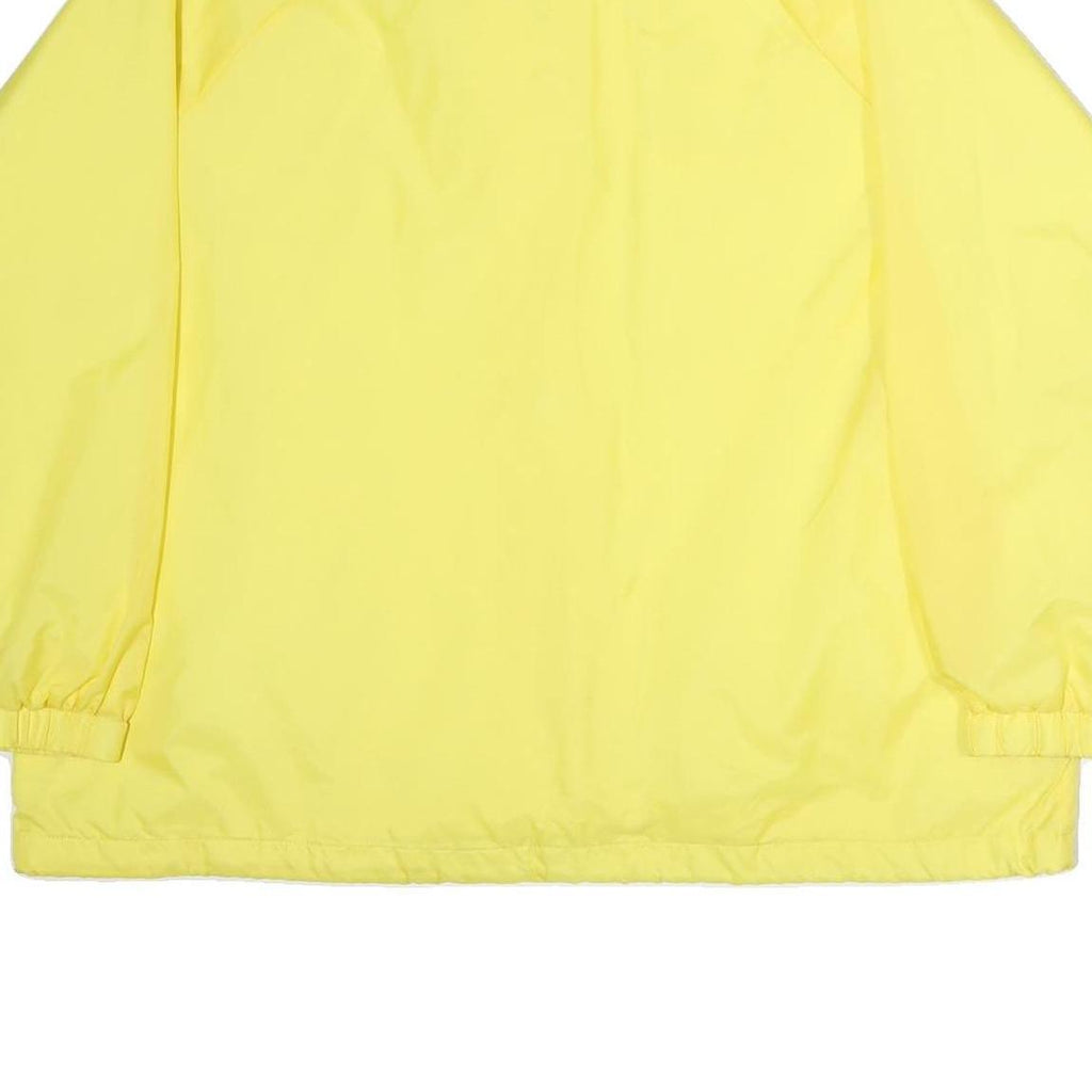 HABAND Womens Yellow Polyester Button Jacket XL Plain Casual Lightweight