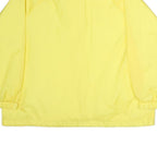 HABAND Womens Yellow Polyester Button Jacket XL Plain Casual Lightweight