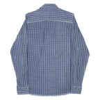 CALVIN KLEIN JEANS Mens Shirt Blue Plaid Long Sleeve L