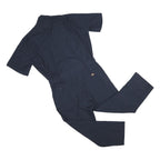 DICKIES Mens Navy Blue Polyester Blend Dungarees Regular Fit Plain M W34 L25