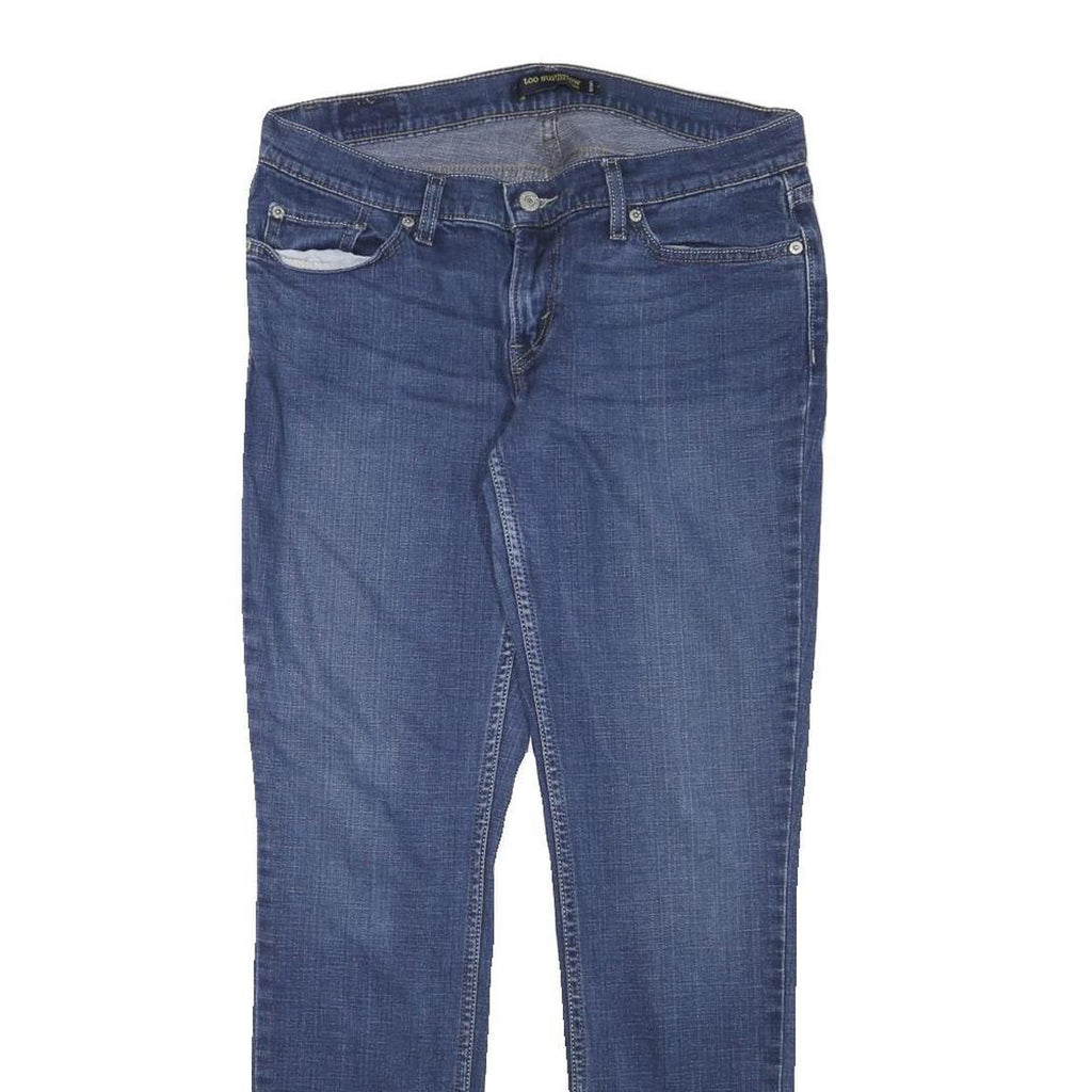 LEVI'S Womens Slim Jeans Blue Denim W31 L30 Zip Cotton Blend Stylish