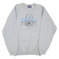 PERRIN WEAR Maine Black Bear Hockey Mens Sweatshirt Grey Crew Neck USA M