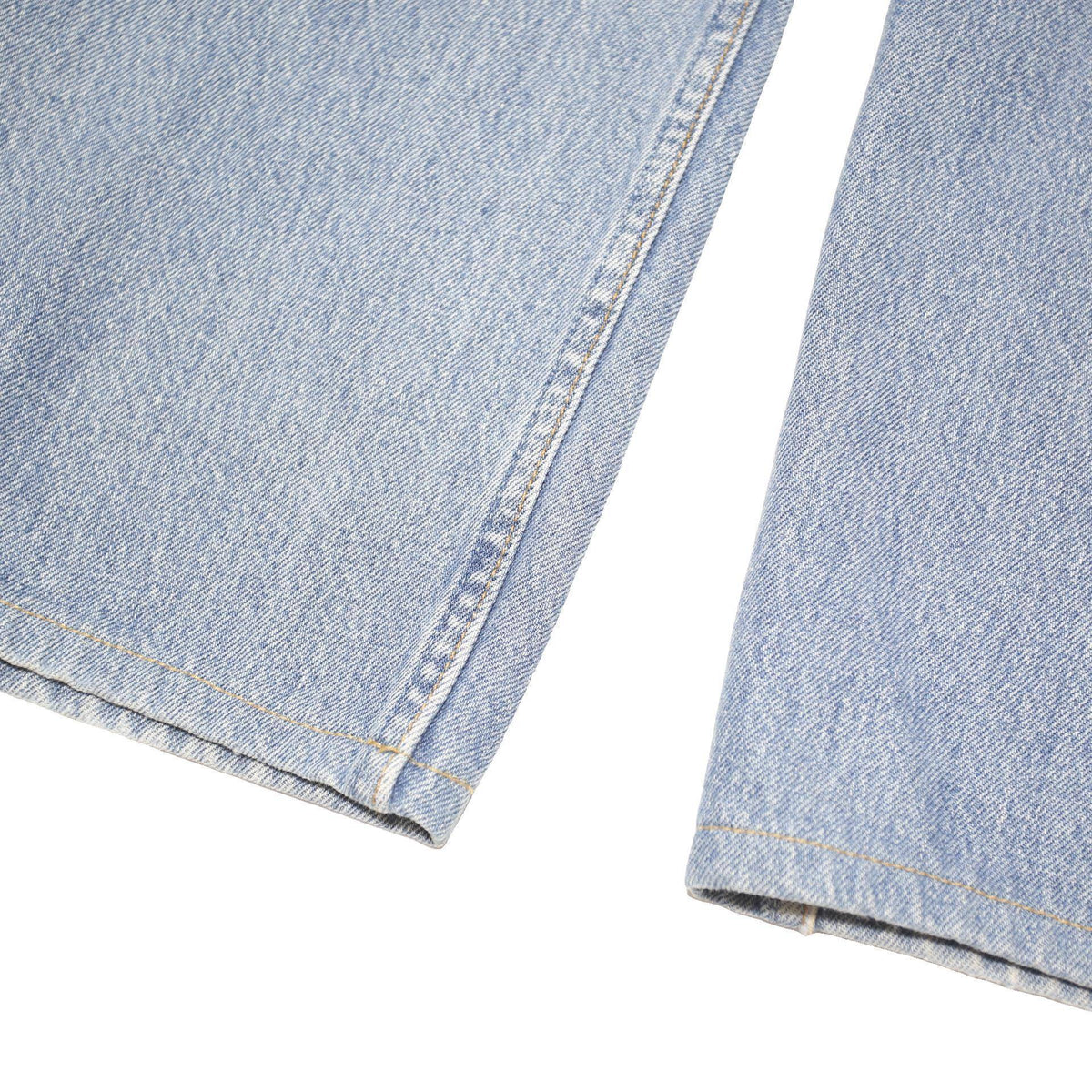 LEVI'S 501 Mens Jeans Light Blue Regular Straight Denim W34 L27 Classic Button