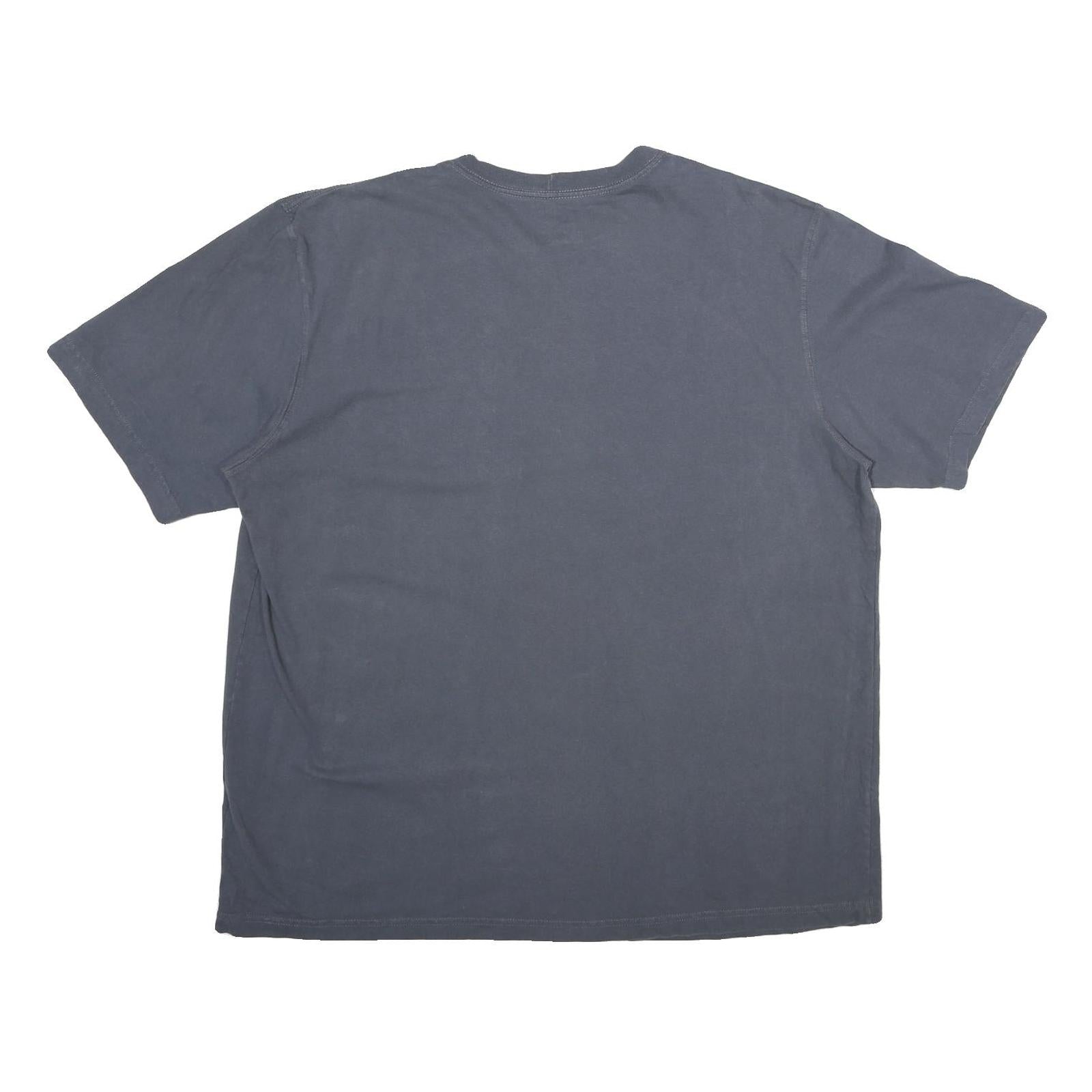 CARHARTT Mens Blue Pocket T-Shirt XL Short Sleeve Crew Neck Cotton Casual Wear