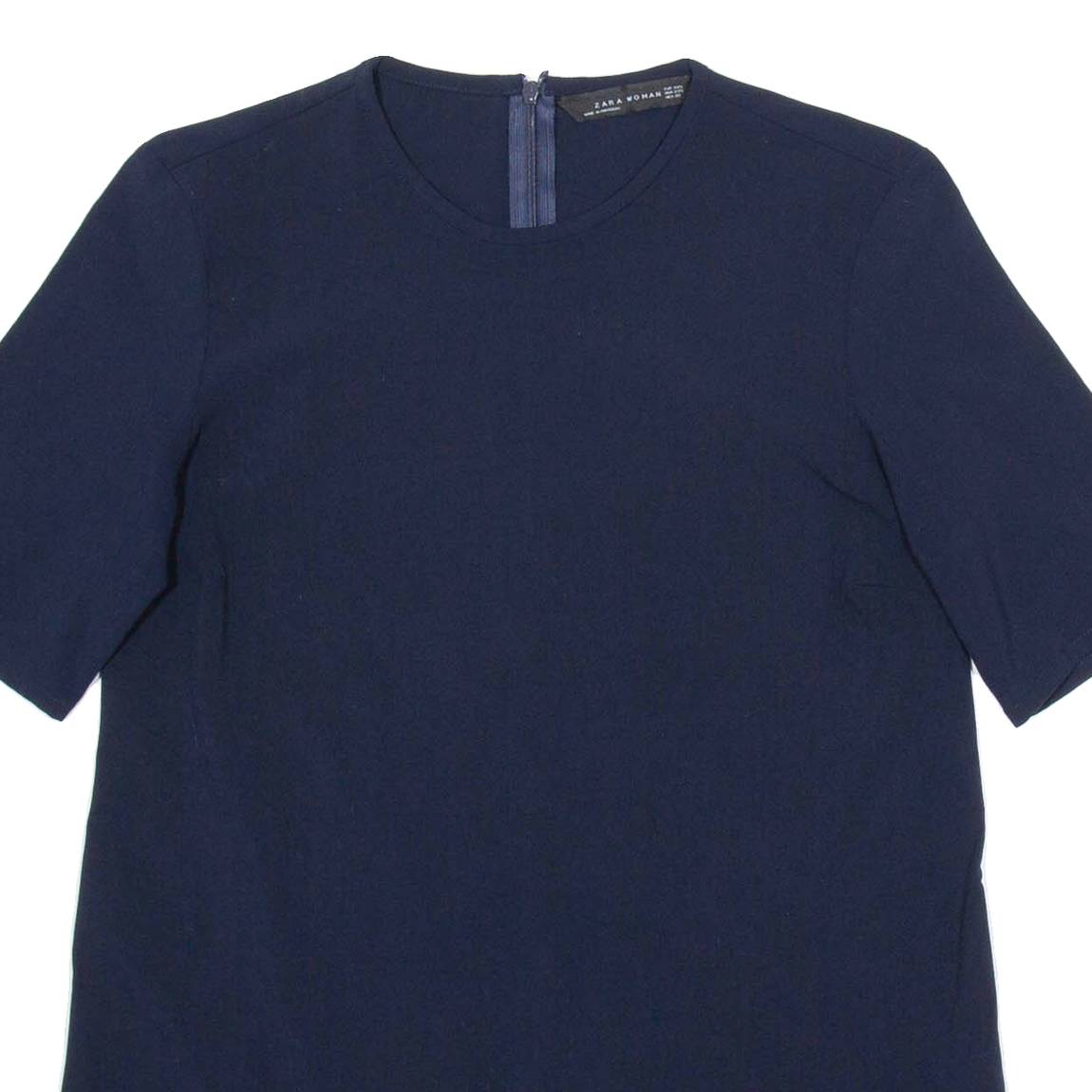 ZARA Womens Blouse Blue XXS