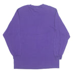 JERZEES Lady Owls Basketball Womens T-Shirt Purple Long Sleeve USA L