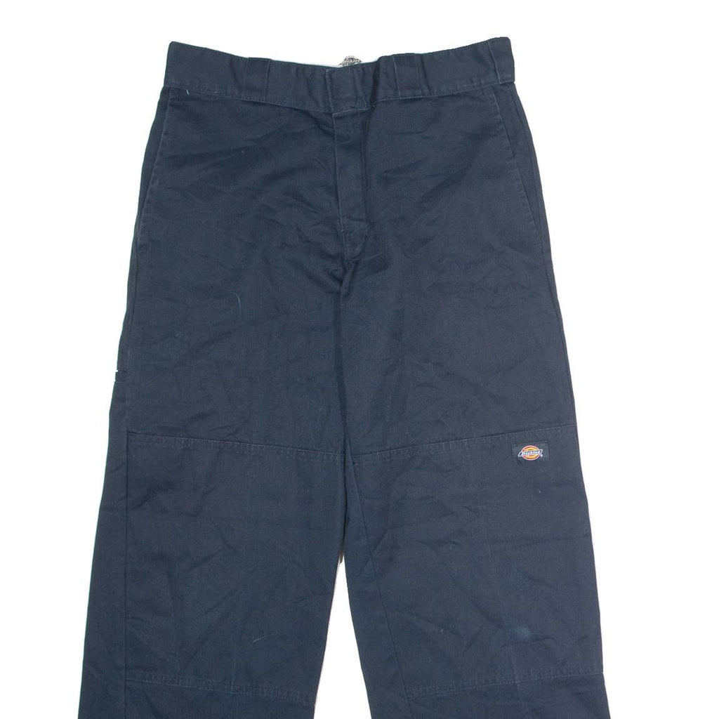 DICKIES Workwear Mens Twill Trousers Blue Loose Straight W30 L30