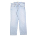 LEVI'S 501 Mens Jeans Blue Regular Straight Denim Light W32 L27 Classic Button