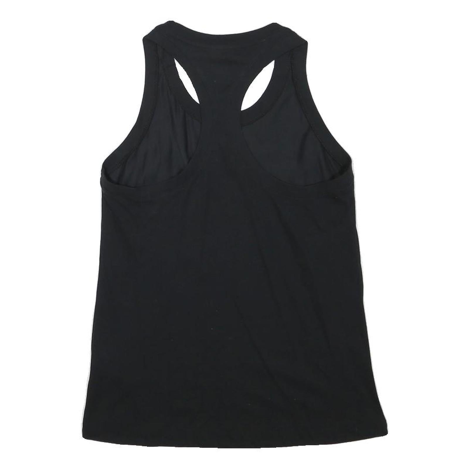 NIKE Womens Black Vest S Racerback Cotton Blend Sportswear