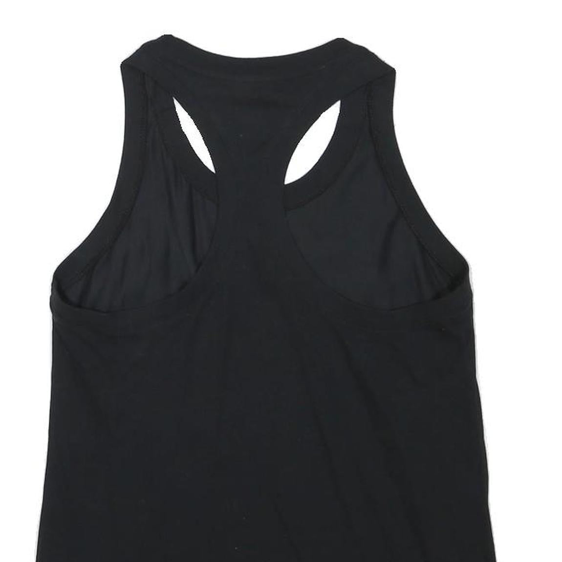 NIKE Womens Black Vest S Racerback Cotton Blend Sportswear