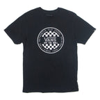 VANS Off The Wall Slim Fit Mens T-Shirt Black S