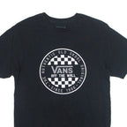 VANS Off The Wall Slim Fit Mens T-Shirt Black S