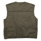 STUCKI FISHING Mens Green Cotton Blend Fishing Jacket XL Zip Utility Vest