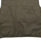 STUCKI FISHING Mens Green Cotton Blend Fishing Jacket XL Zip Utility Vest