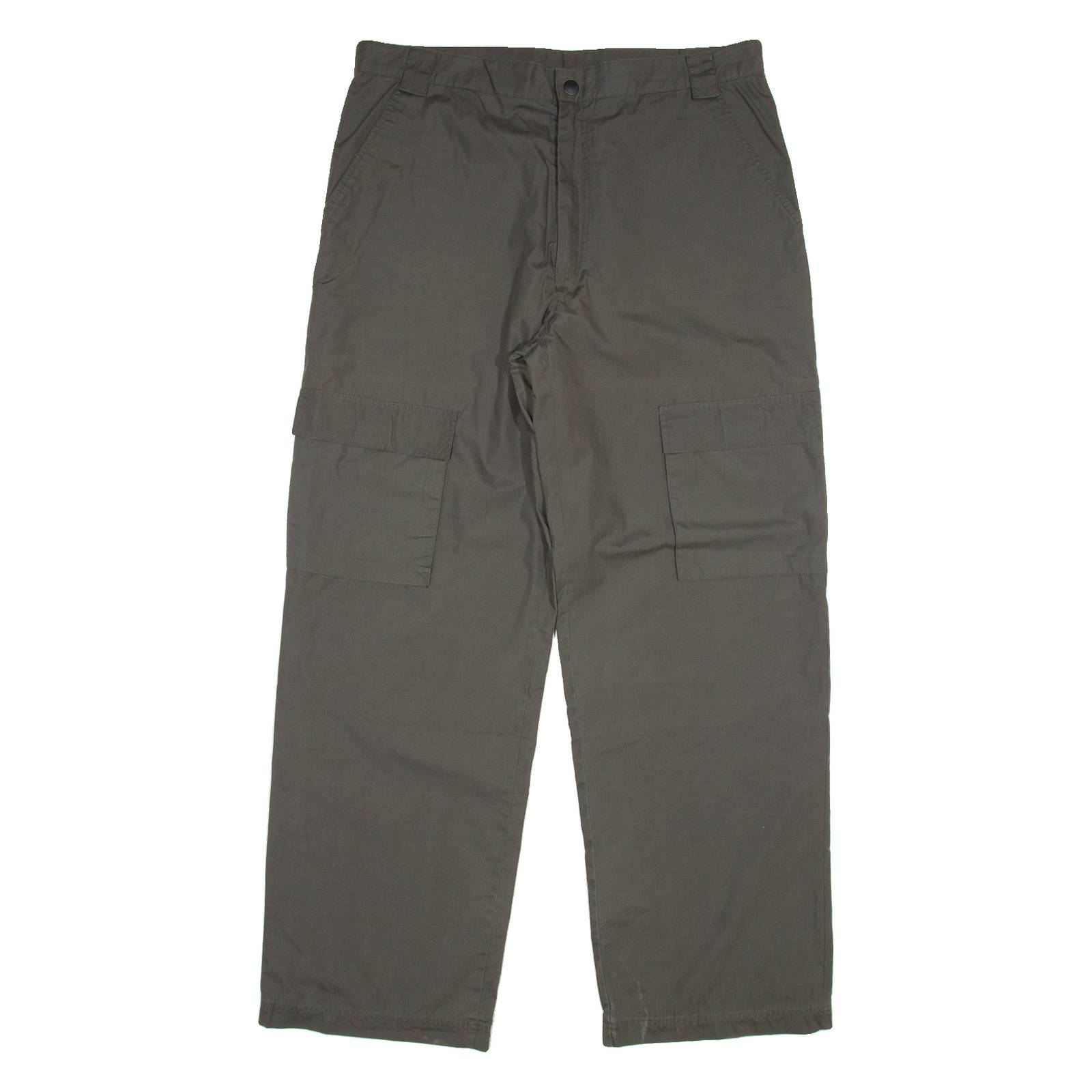 BLACK AND BROWN Mens Track Pants Green Straight XL W26 L32