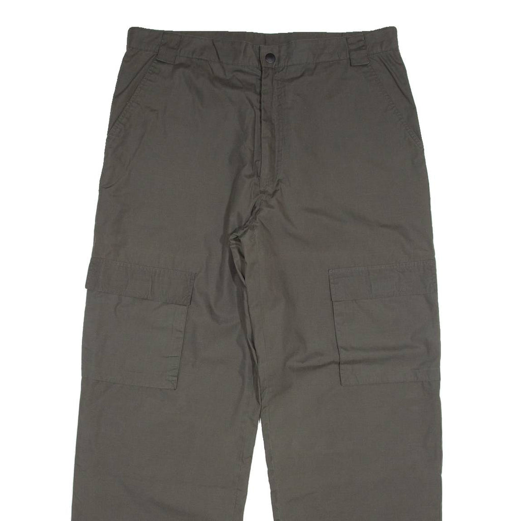 BLACK AND BROWN Mens Track Pants Green Straight XL W26 L32