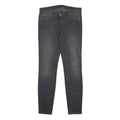 7 FOR ALL MANKIND Womens Slim Skinny Denim Dark W29 L30 Cotton Blend Zip Jeans