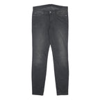 7 FOR ALL MANKIND Womens Slim Skinny Denim Dark W29 L30 Cotton Blend Zip Jeans