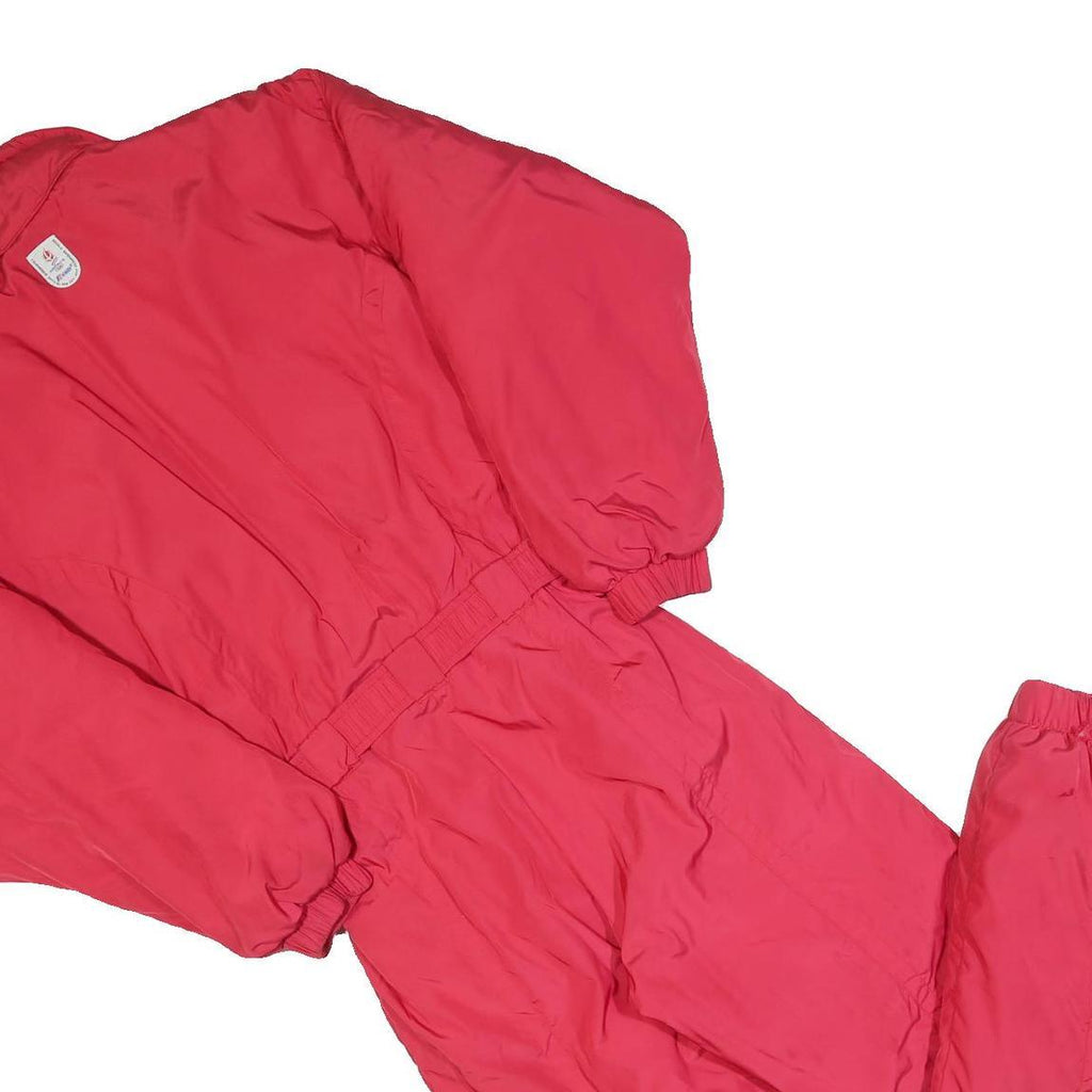 K-WAY Womens Red Dungarees Regular Polyester Blend Plain M W30 L30 Outdoor