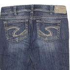SILVER JEANS CO Womens Shorts Blue Denim Casual M W30 Suki Style