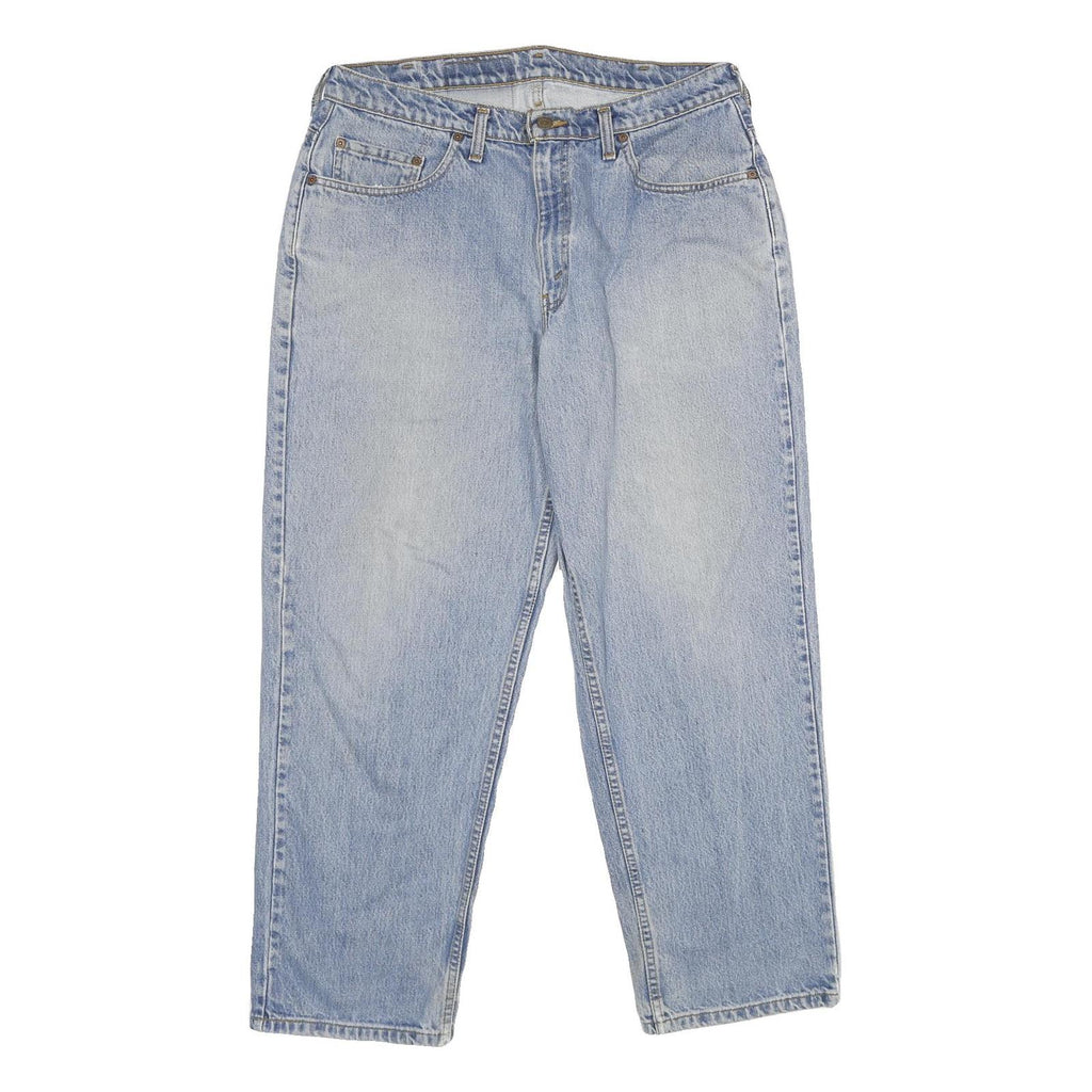 LEVI'S 535 Mens Jeans Blue Loose Straight Denim Light W36 L30 Classic Fit