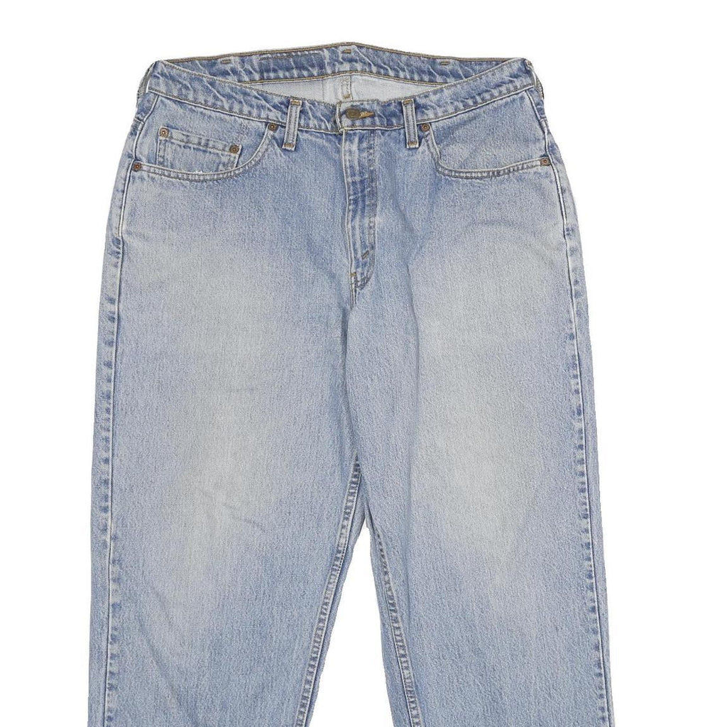 LEVI'S 535 Mens Jeans Blue Loose Straight Denim Light W36 L30 Classic Fit