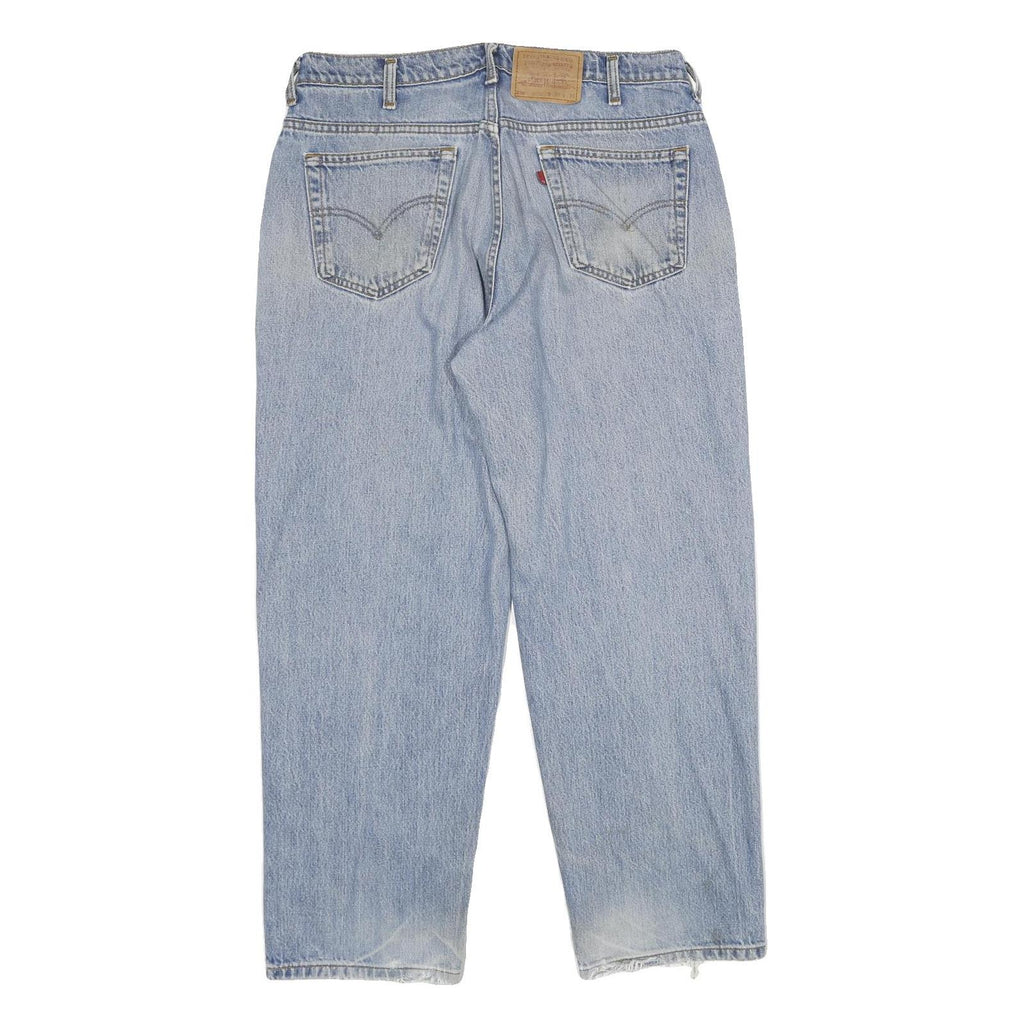 LEVI'S 535 Mens Jeans Blue Loose Straight Denim Light W36 L30 Classic Fit