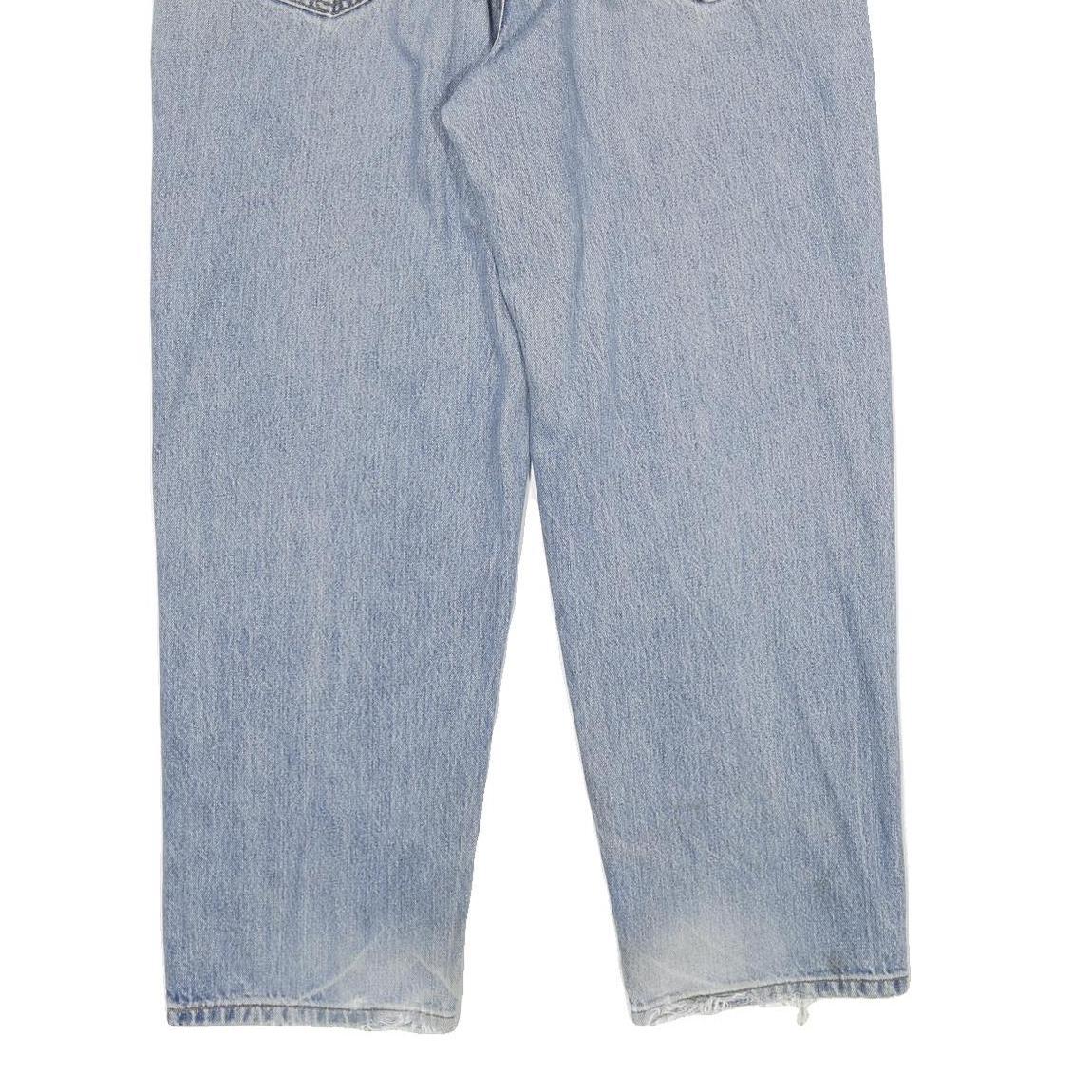 LEVI'S 535 Mens Jeans Blue Loose Straight Denim Light W36 L30 Classic Fit