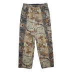 LIBERTY Mens Cotton Blend Regular Cargo Camouflage Trousers W32 L30 Utility