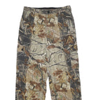 LIBERTY Mens Cotton Blend Regular Cargo Camouflage Trousers W32 L30 Utility