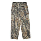 LIBERTY Mens Cotton Blend Regular Cargo Camouflage Trousers W32 L30 Utility