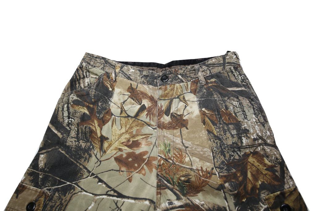 LIBERTY Mens Cotton Blend Regular Cargo Camouflage Trousers W32 L30 Utility