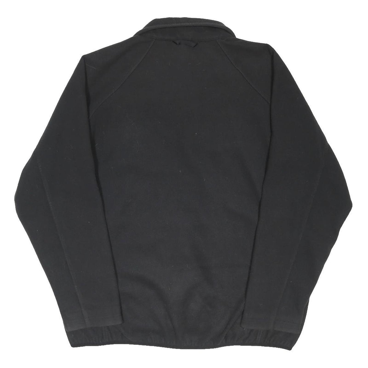 THE NORTH FACE Mens Black Fleece Jacket 2XL Polyester Blend Woven Plain Zip