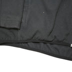 THE NORTH FACE Mens Black Fleece Jacket 2XL Polyester Blend Woven Plain Zip