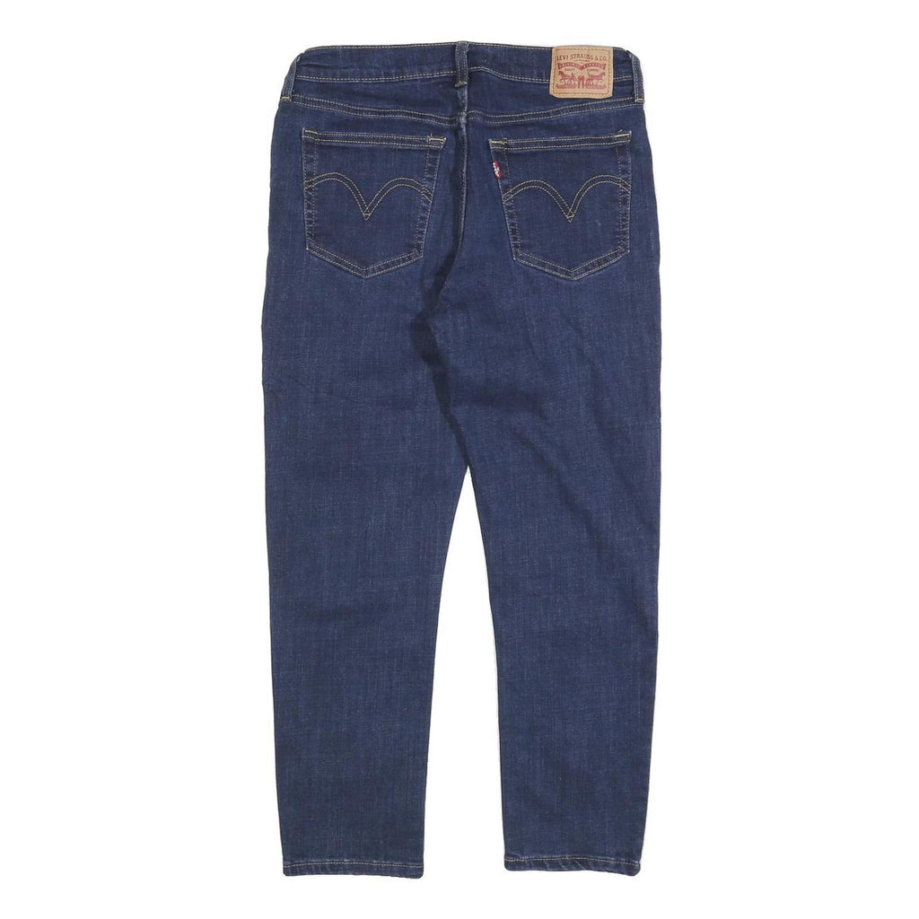 LEVI'S Womens Slim Blue Denim Jeans W28 L27 Classic Zip Cotton Blend Pockets