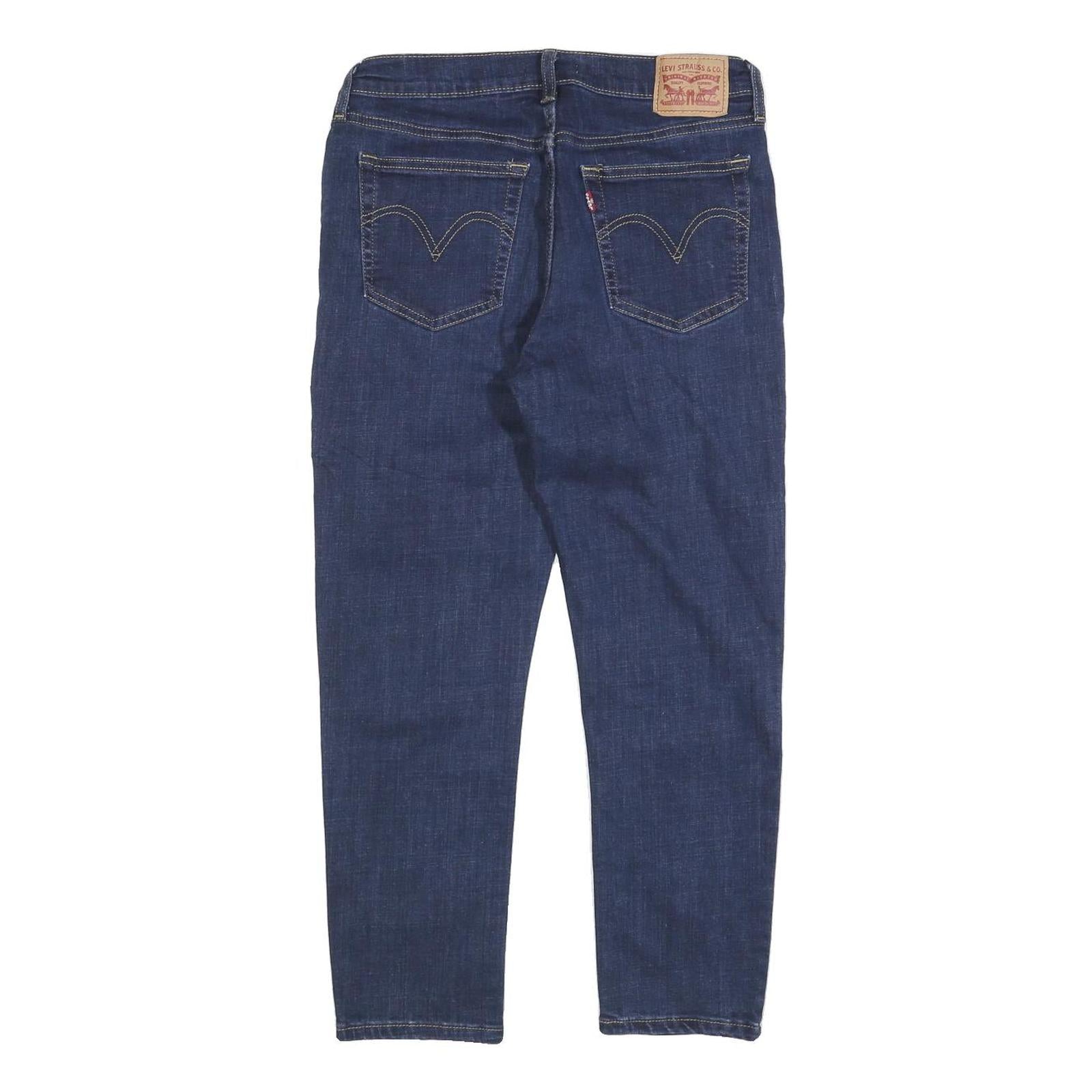 LEVI'S Womens Slim Blue Denim Jeans W28 L27 Classic Zip Cotton Blend Pockets