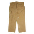 DICKIES Mens Regular Fit Cotton Blend Beige Carpenter Trousers W40 L29 Workwear