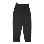 YESICA Womens Black Cotton Blend Relaxed Tapered Trousers W30 L30 Classic Style