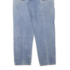 CARHARTT Womens Jeans Blue Regular Straight Denim Light W34 L29 Zip Casual