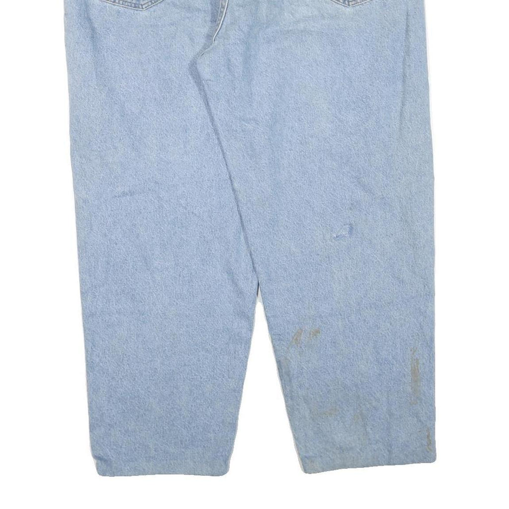 CARHARTT Mens Regular Fit Blue Denim Jeans W44 L28 Cotton Blend Zip