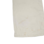 LEVI'S 505 Mens Jeans Beige Regular Straight Denim Medium W33 L34 Classic Fit
