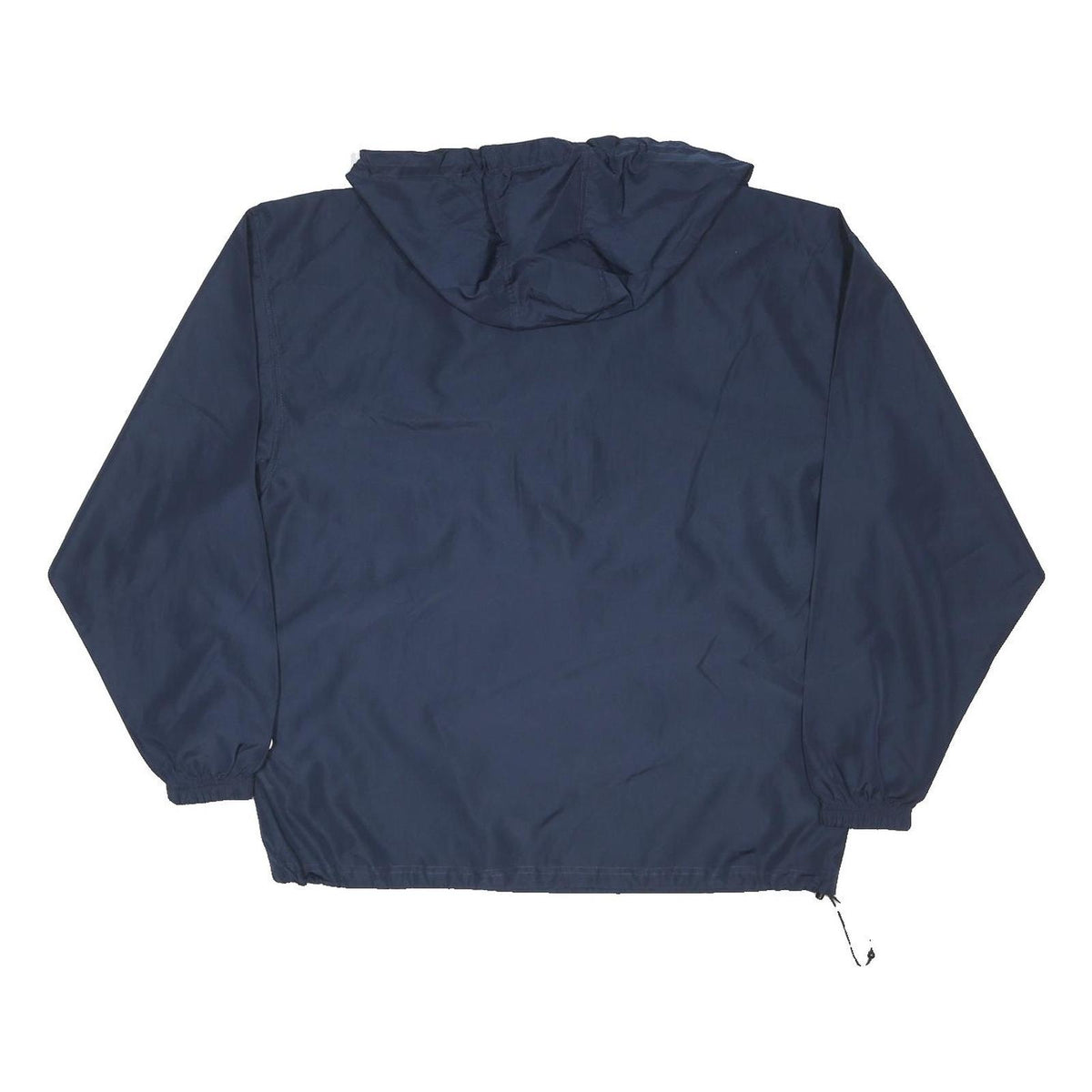CHAMPION Mens Navy Blue Outdoor Half Zip Jacket M Polyester Blend Hooded