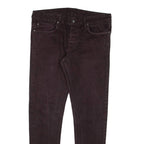 PEPE JEANS Mens Trousers Black Slim Tapered W34 L32
