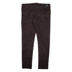 PEPE JEANS Mens Trousers Black Slim Tapered W34 L32