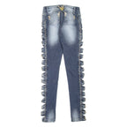 CARPAM Womens Jeans Blue Slim Skinny Stone Wash W26 L32