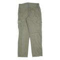 BERNWALT Womens Cotton Blend Green Regular Cargo Trousers W30 L32 Casual