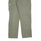BERNWALT Womens Cotton Blend Green Regular Cargo Trousers W30 L32 Casual