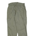 BERNWALT Womens Cotton Blend Green Regular Cargo Trousers W30 L32 Casual