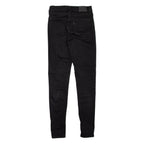 LEVI'S 720 High Rise BIG E Womens Jeans Black Slim Skinny W26 L30