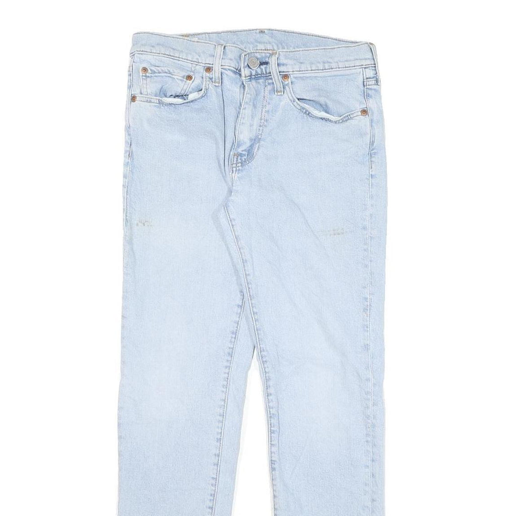 LEVI'S 511 Mens Slim Light Blue Denim Jeans W28 L30 Zip Classic Fit